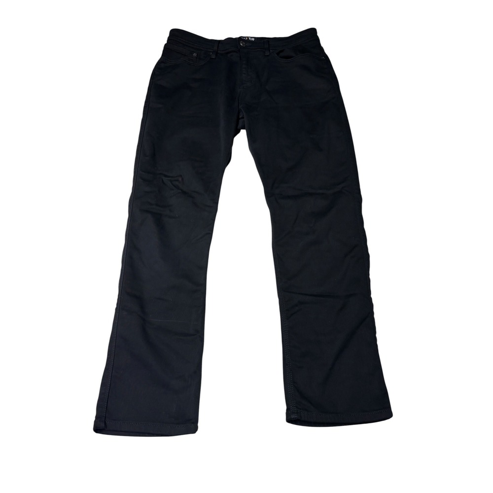 DU/ER N2X Relaxed Taper Pants Mens Black Performance Stretch Tencel 33x30